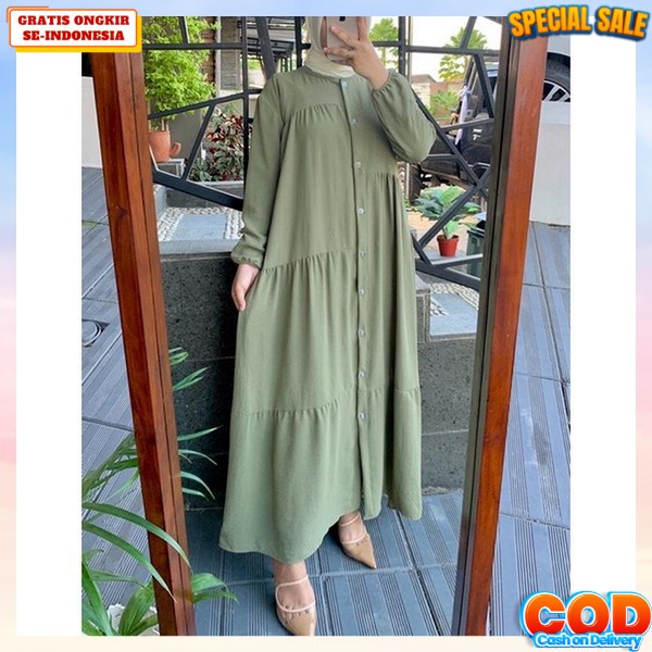 Gmis Syarii Import Premium Gamis Set Hijab Wanita Syari Gamus Syari Fashion Muslim Jubah Ibu2 Kekini