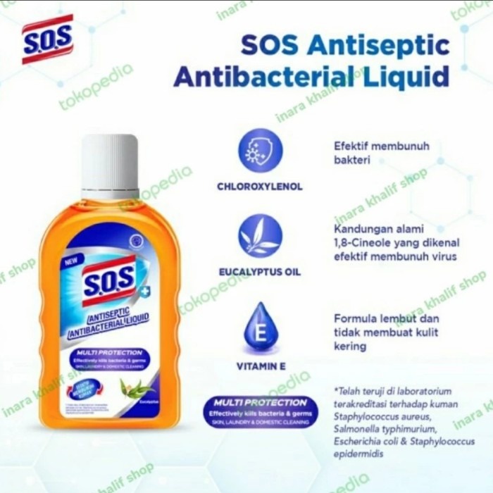 SOS Antiseptic liquid 250 ml