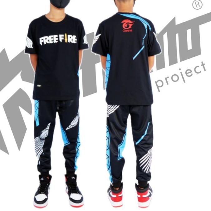 ℗ Celana ff dan Baju Kaos ff Anak Calca Angelica Gaming Kamoproject ❈