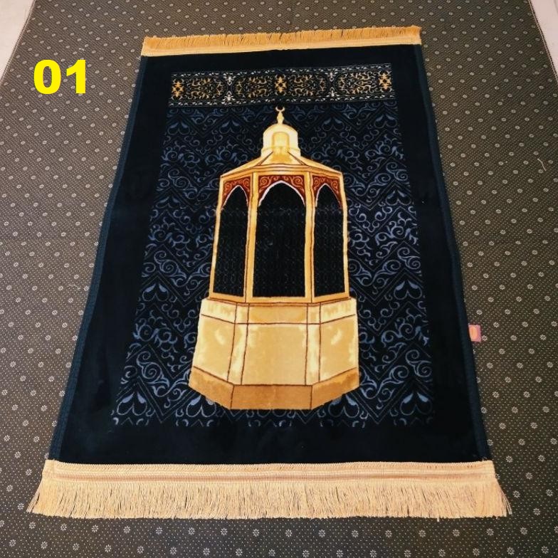 Sajadah Afghani Sajadah Tebal Kiswah Rumbai Sajadah Anti Slip