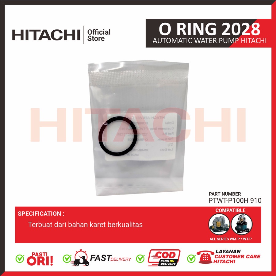 Seal Pompa air Hitachi O ring 2028
