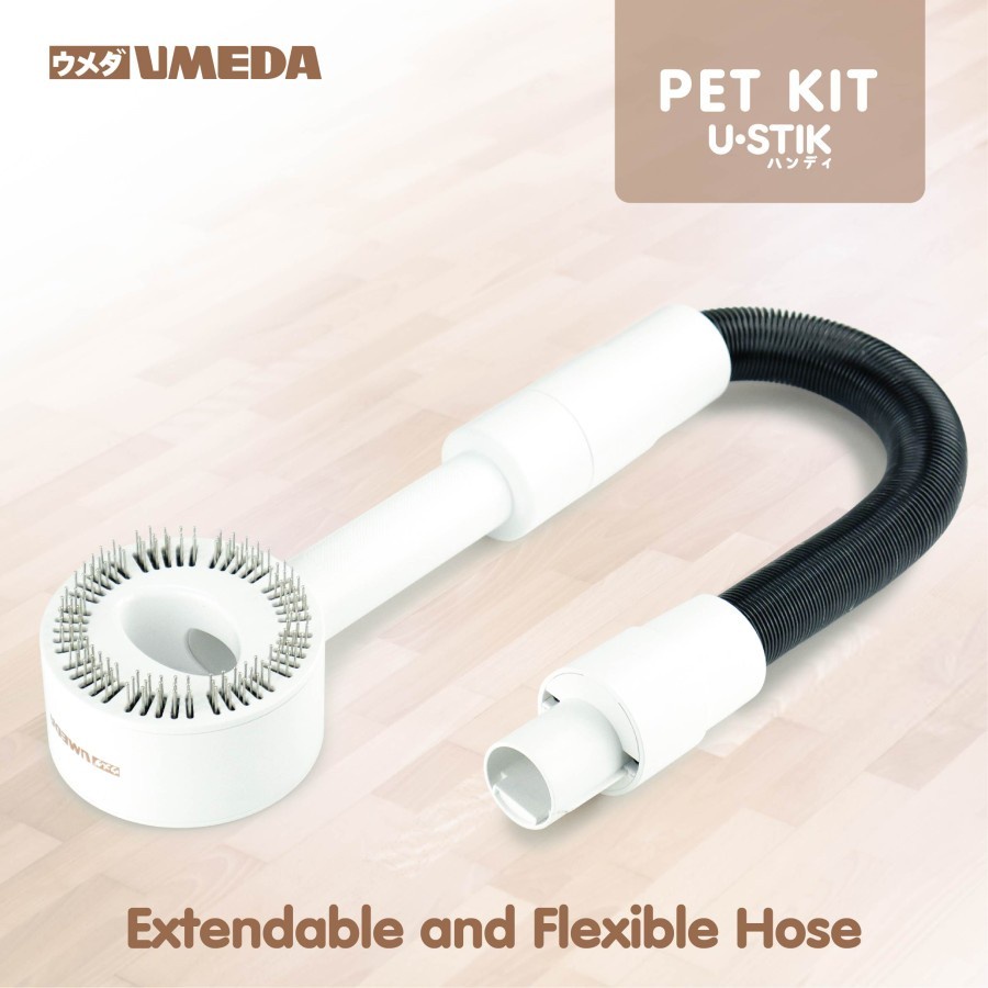 Umeda U-Stik Pet Kit - Vacuum Pet Brush (Sisir Bulu Hewan)