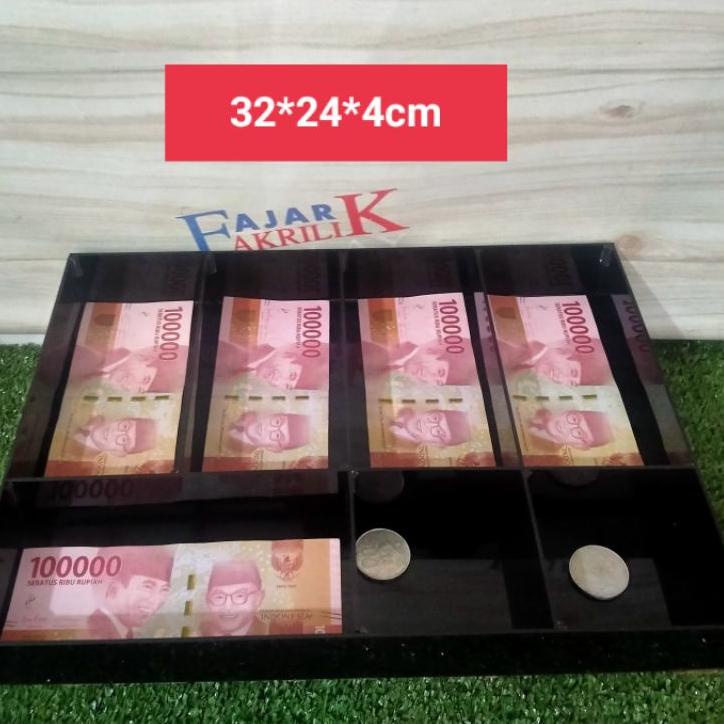 ✳ Kotak uang/kotak meja kasir/mini chas box 32*24*4cm ❀