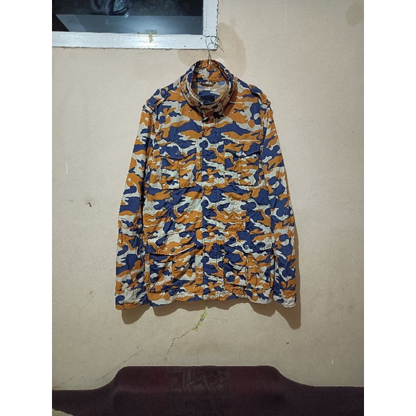 Jack and Jill parka military M65 camo loreng jaket Unisex size M Jack&jill