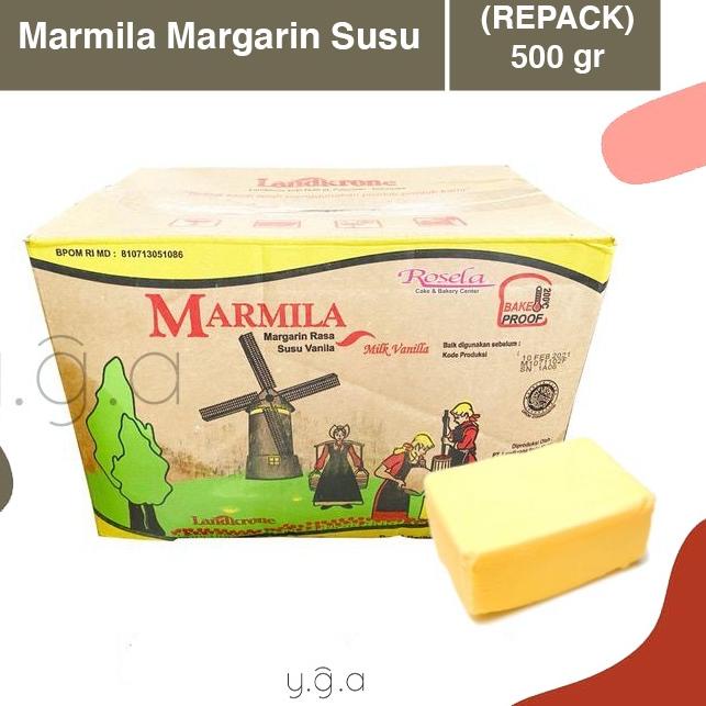 

【Penjualan Terbaik】✅COD Marmila Margarine (REPACK) 500gr / Margarin Susu / Mentega