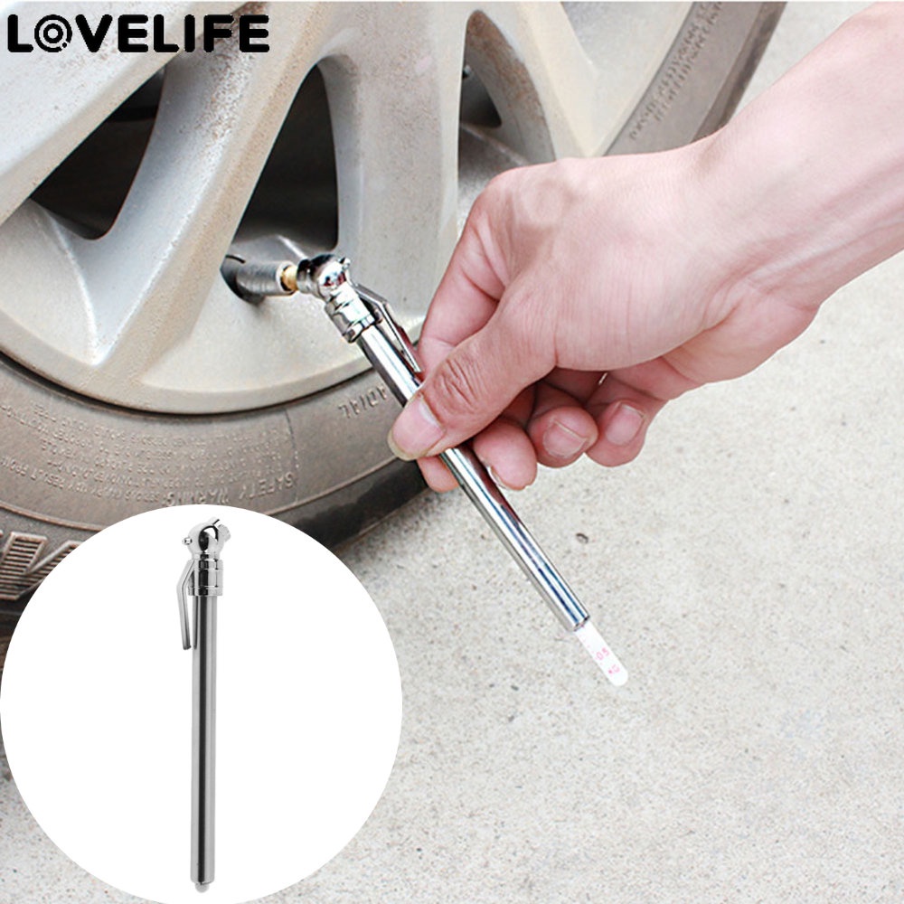 Cek Cepat Sistem Monitor Tekanan Ban Portable Mini Car Pressure Gauge Pen Motor Tyre Tire Air Pressure Test Meter Pulpen Deteksi Tekanan Ban Kendaraan Universal Dengan Skala