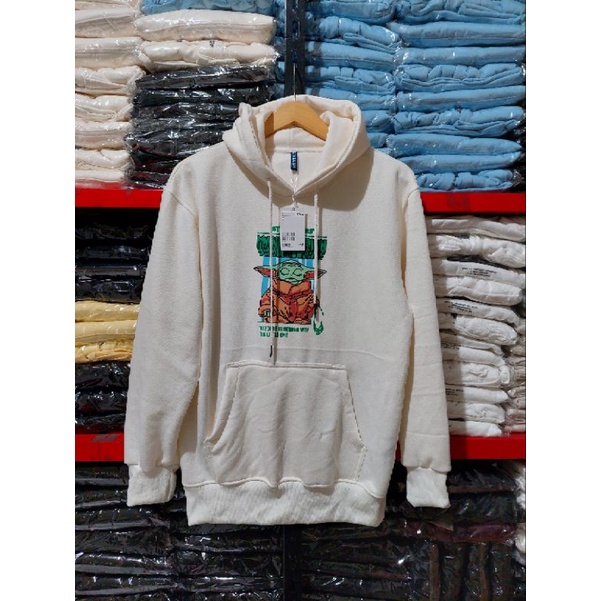 Hoodie HM Star Wars Font Putih Hoodie Star Wars Beby Yoda Hoodie Star Wars Madalorian hoodie pria