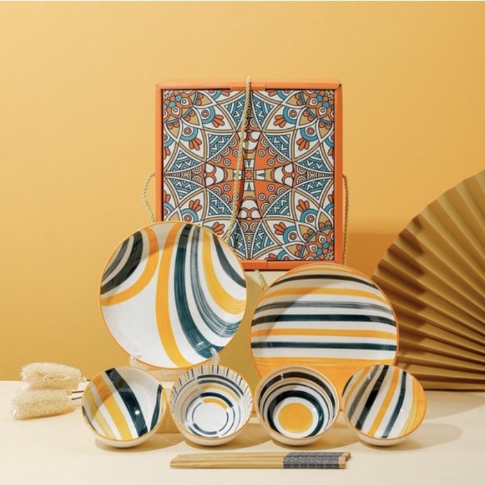 

Parcel kado hampers idul fitri lebaran keramik set hadiah wedding gift - Tipe C