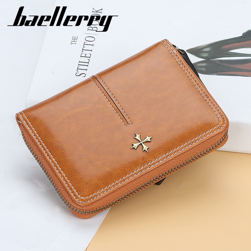 BAELLERRY N1851 Dompet Kartu Wanita Bahan Kulit PU Leather Premium WATCHKITE WKOS