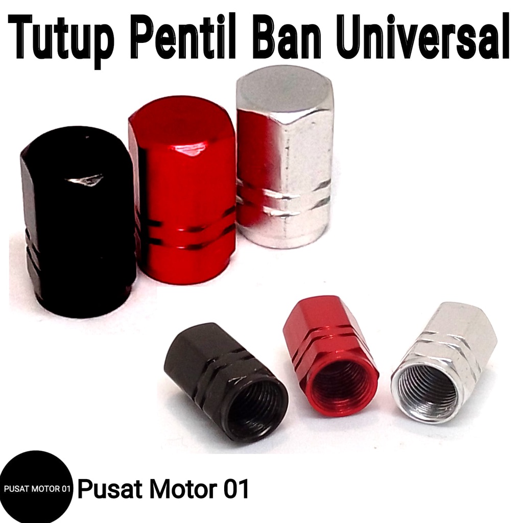 Tutup Pentil Ban Mobil Motor Sepeda Penutup Pentil Multifungsi Tutup Pentil Alumunium Valve Nozzle C