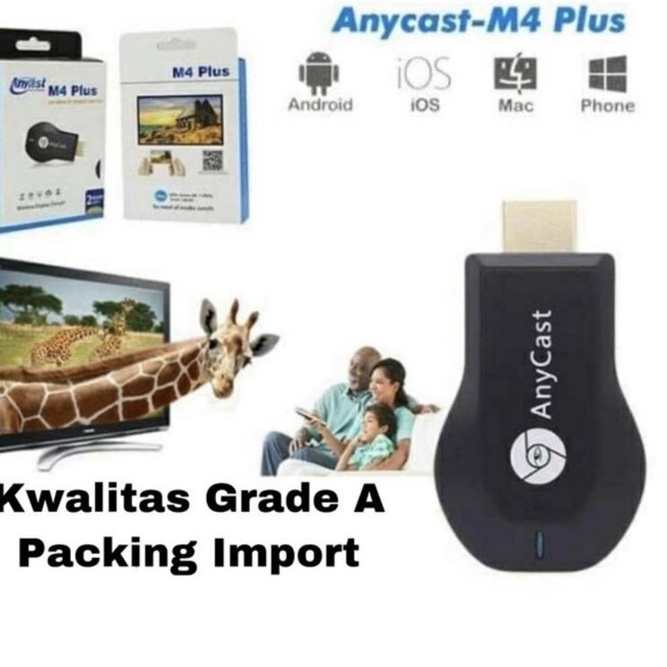 ➤ Anycast M4 Plus original Hdmi Dongle Usb Wireless -HDMI Dongle Anycast M4 plus Dongle HDMI Anycast