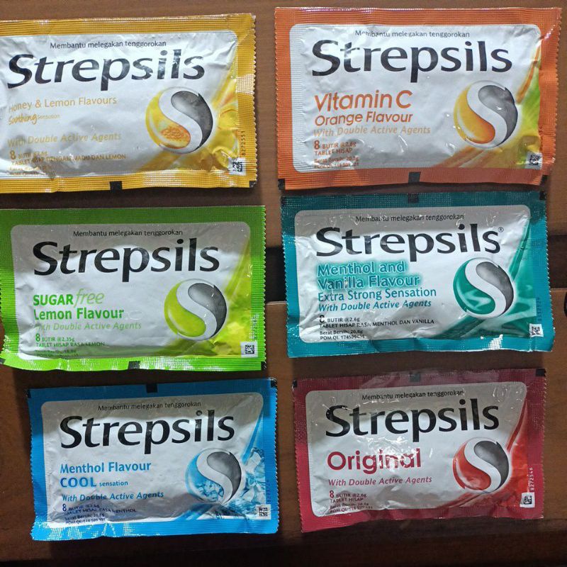 

STREPSILS 8 BUTIR @2,6g/PELEGA TENGOROKAN