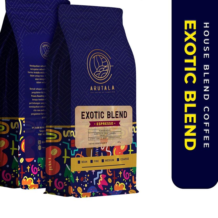 

✲ ARUTALA Kopi Exotic Blend Espresso 200 gram ♢