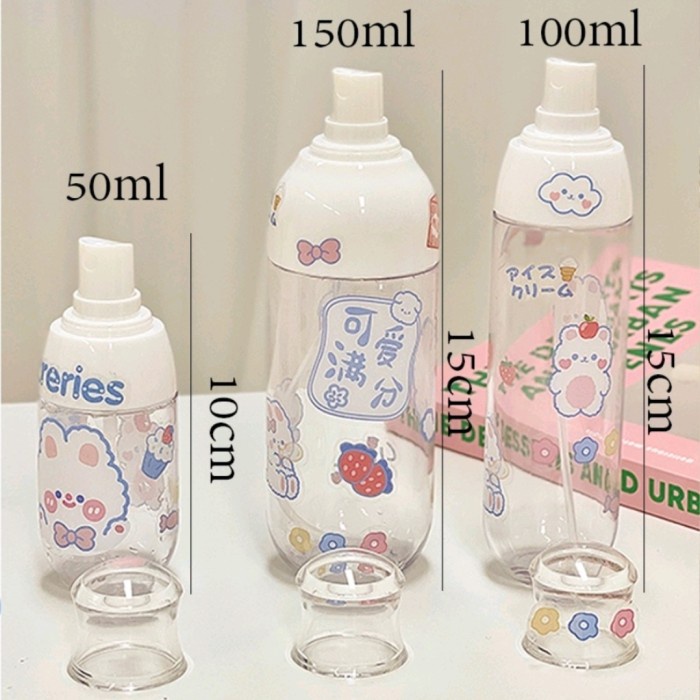 READY IMPORT KOREA ! Botol Kosong KARAKTER Semprot Spray Sprei/Pump Lotion