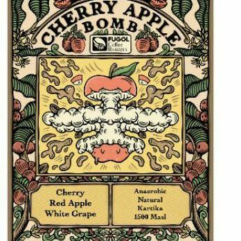 

♠ Kopi Arabika CHERRY APPLE BOMB! Natural Anaerobic Specialty Coffee (100 gr) ❃