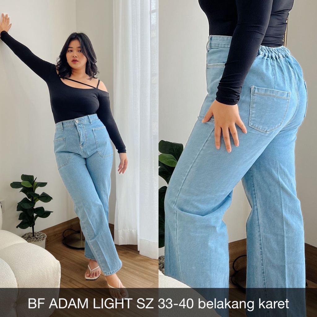 CELANA JEANS WANITA BF ADAMS -SYSCLOTHIER