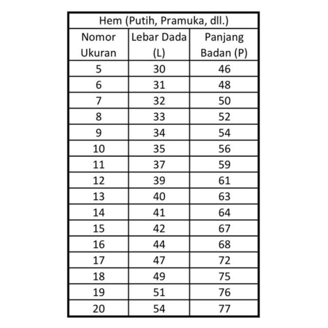SERAGAM SEKOLAH DAVIS HEM PUTIH SD