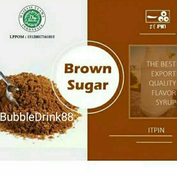 

☻ PROMO Itpin SYRUP Concentrate 2.5kg BROWN SUGAR FLAVOUR PREMIUM Sirup Gula Merah Gula Aren sirup 2BSJ 2BSKJ ♣