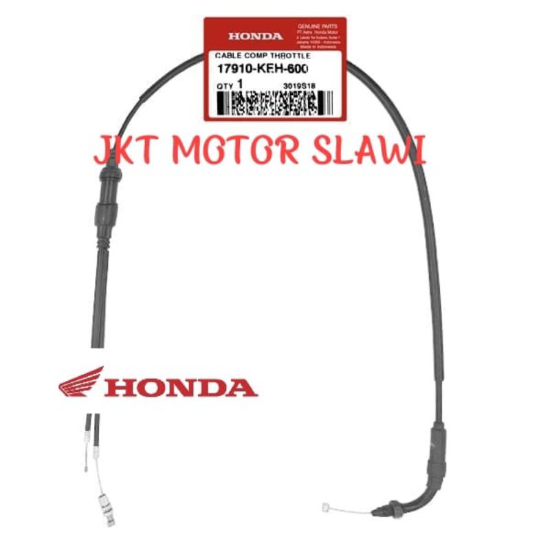 17910 KEH 600 kabel gas megapro advance asli honda