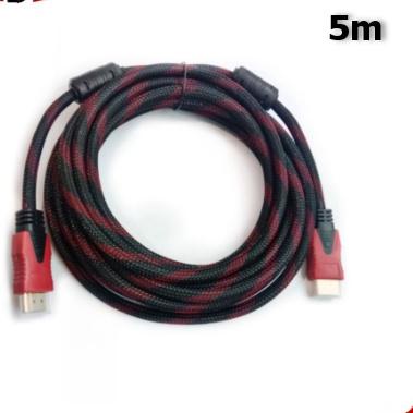֍ Kabel Hdmi 5 meter Laptop Ke TV High Speed Versi 1.4 hdmi to hdmi ➳