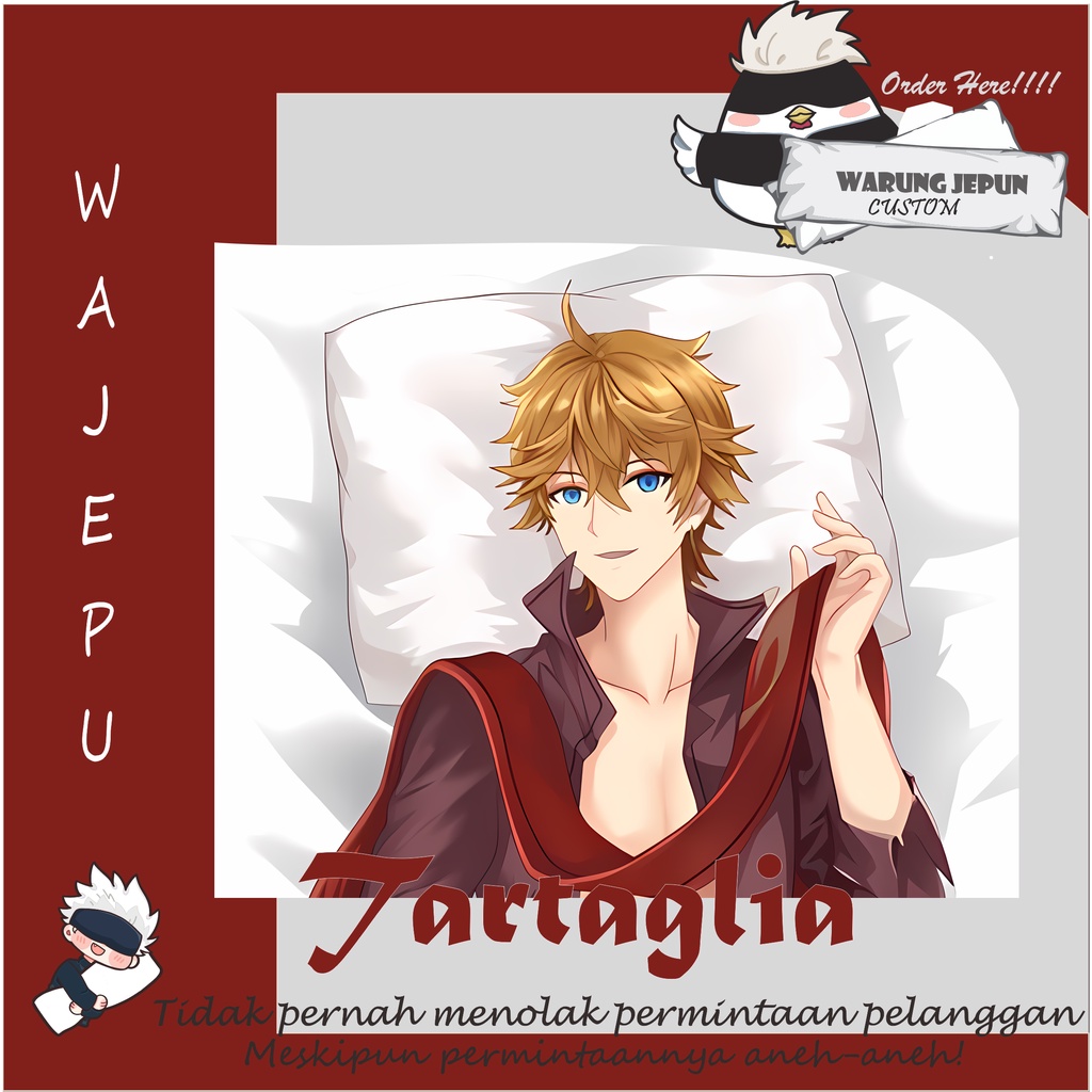 Dakimakura Tartaglia Genshin Impact (Dakimakura Childe)