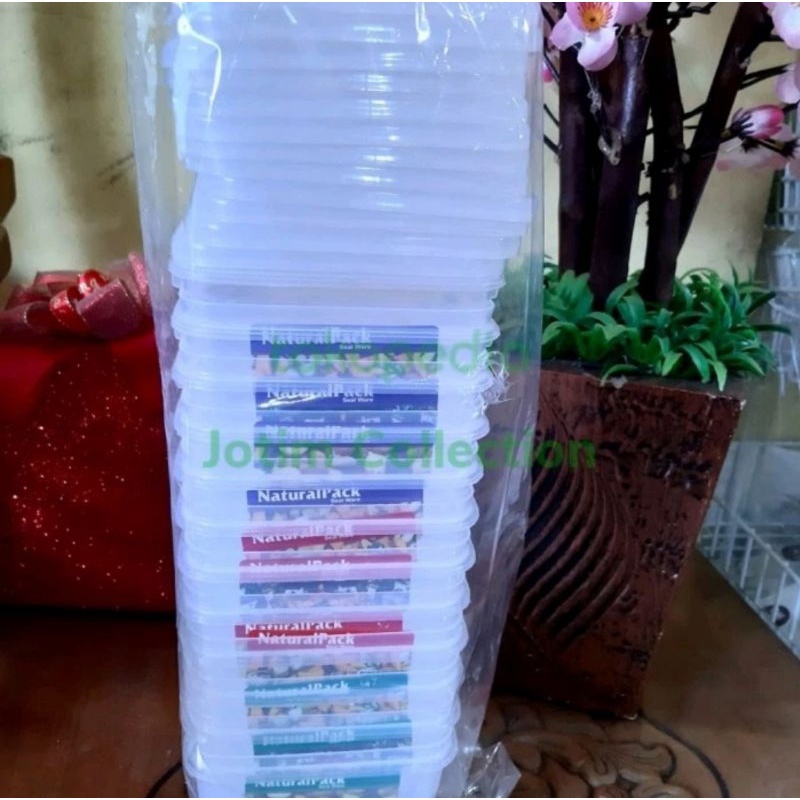 Sealware Segi Transparan Toples Kotak Seal Ware Natural Pack Komet Star 250 400 500 800 900 1700 180