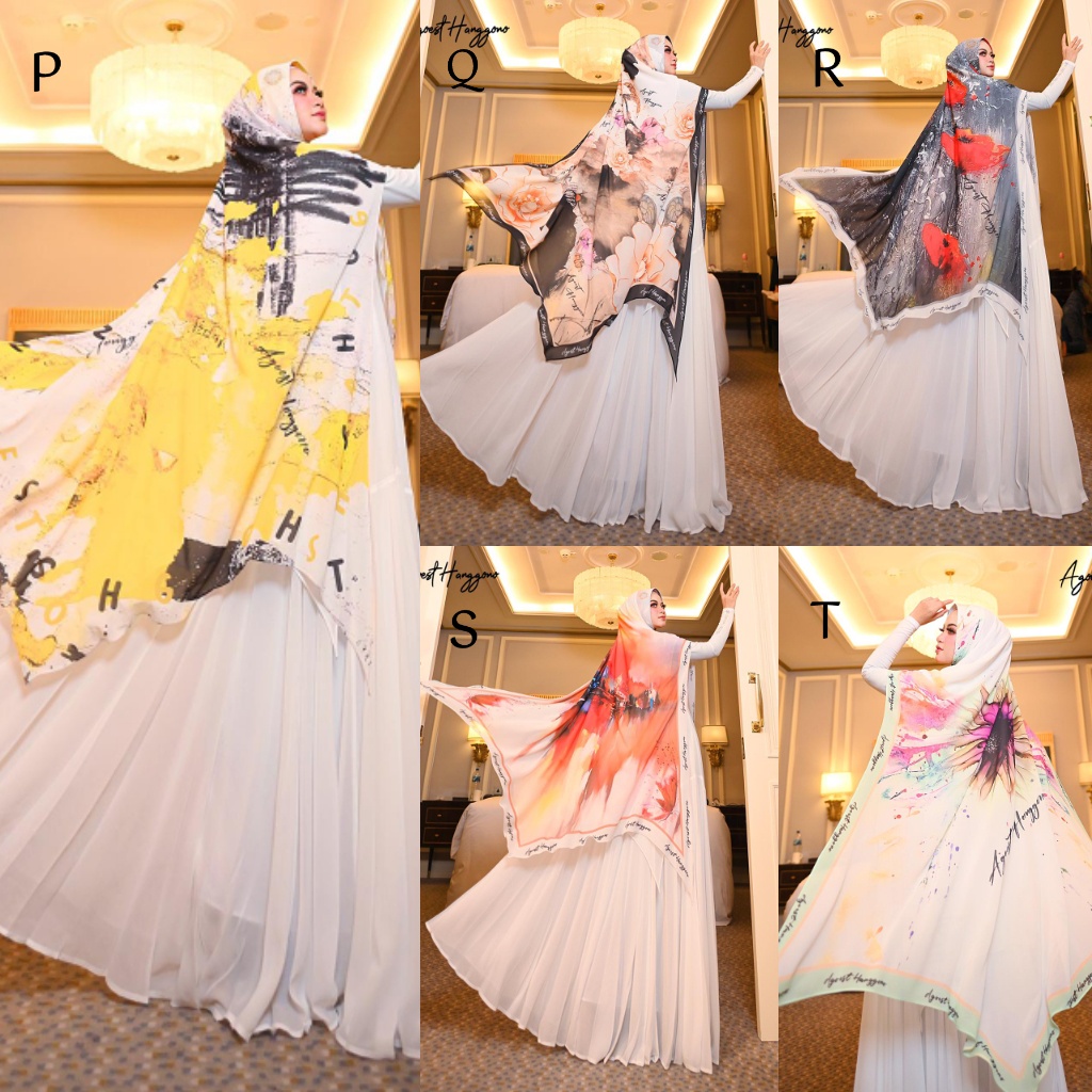 ADREENA by AGOEST HANGGONO (Gamis syari, gamis cerutty printing, gamis set syari, Gamis mewah, gamis