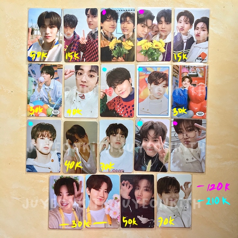 [PART 2] PHOTOCARD (PC) TREASURE JUNKYU BULYAM POTTER
