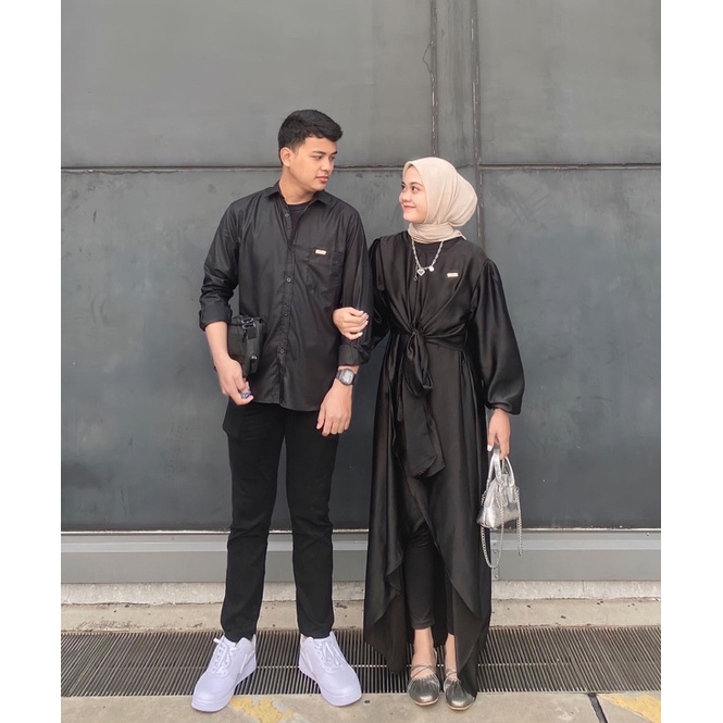 (VIASOF) ELZA DRESS COUPLE - BAJU COUPLE