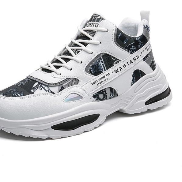 ℗ TBIG [COD] Sepatu Pria High Top Bruce WTH Sepatu Import Pria Sekolah Kuliah Kerja Santai ۞