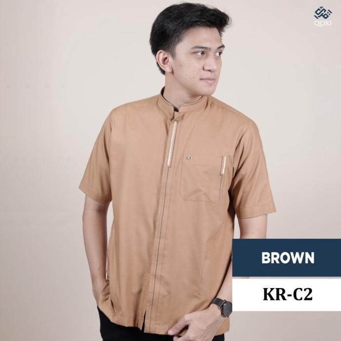 Qori Apparel Baju Koko Casual Khareef (Lengan Pendek)