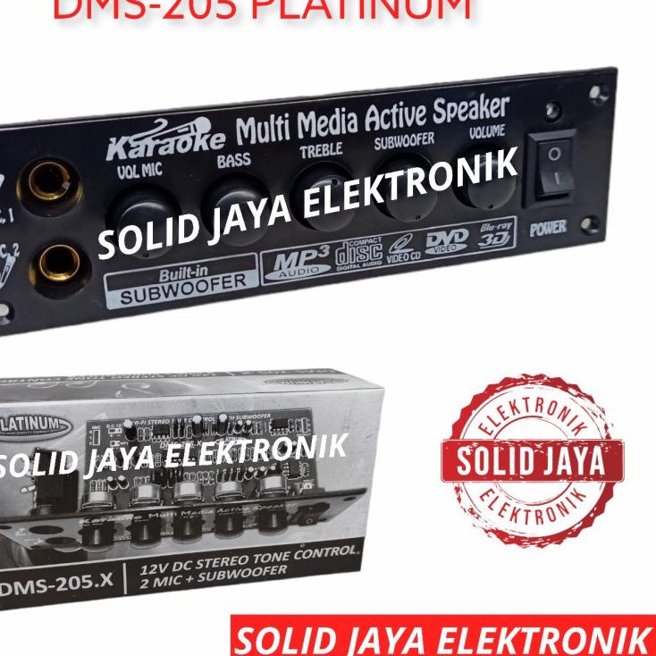 ♖ KIT TONE CONTROL AKTIF 12V DC DMS205 KONTROL HI FI STEREO SUBWOOFER SUB MIC MIC KARAOKE 12 VOLT V 