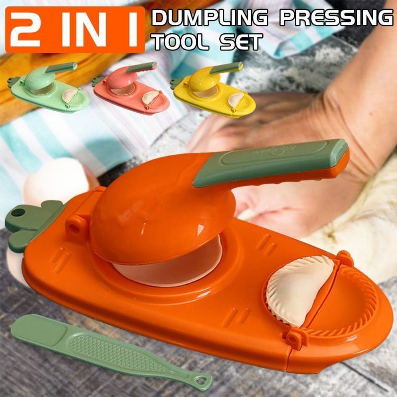 Alat Press Kulit Pastel 2in1 / Alat Pencetak Kulit Pastel Dumpling / Cetakan Pastel