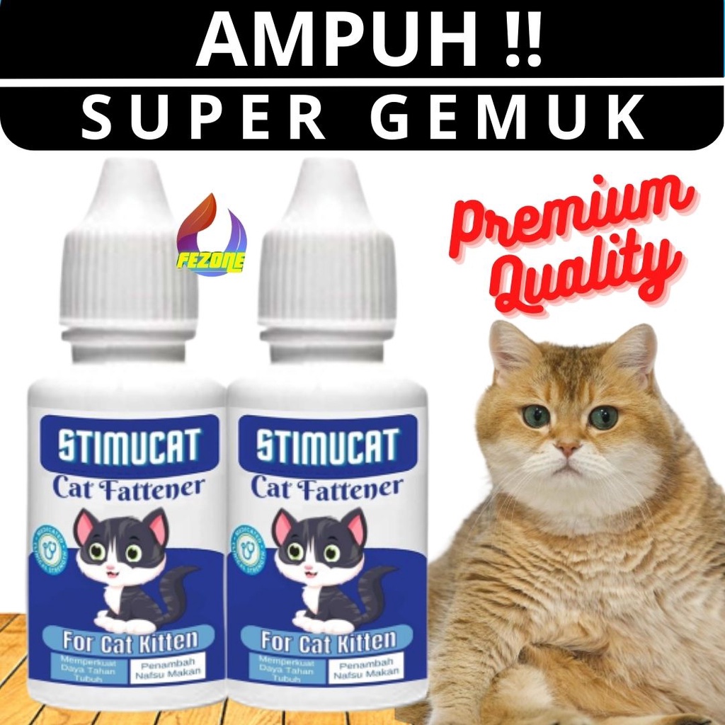 Vitamin Penambah Nafsu Makan Hewan Kucing Stimucat FEZONE