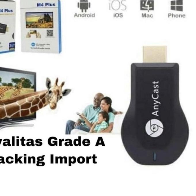 ➶ Anycast M4 Plus original Hdmi Dongle Usb Wireless -HDMI Dongle Anycast M4 plus Dongle HDMI Anycast