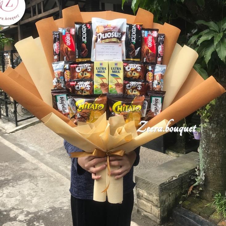 

Harga Bersahabat (B25) Bucket snack/buket snack/bouquet [INCLUDE: Greeting card+packing] KBUD*