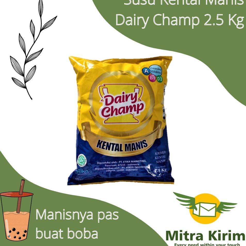 

➾ Susu Kental Manis Dairy Champ 2.5kg Per Pcs ☂