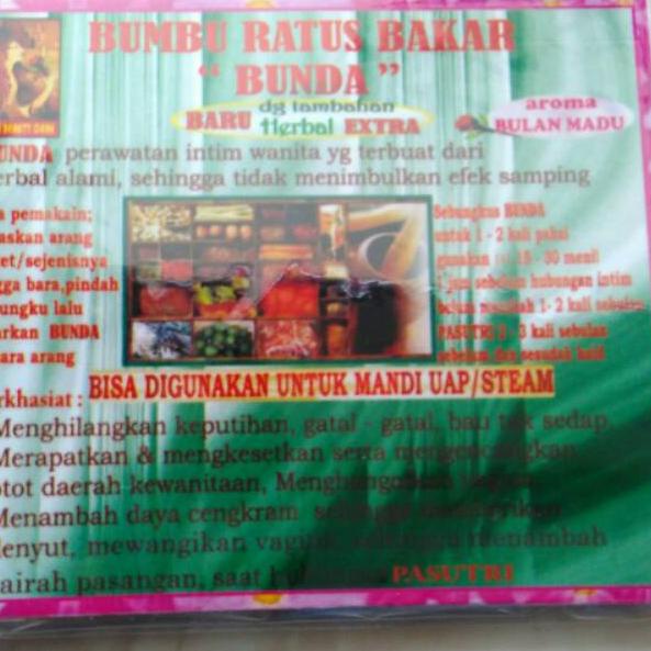 

✩ Bumbu Ratus Bakar Bunda Isi 10 Sachet ℮