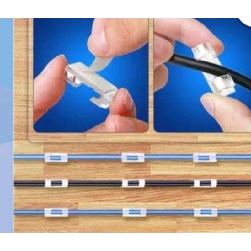 klip kabel organizer tempel dinding