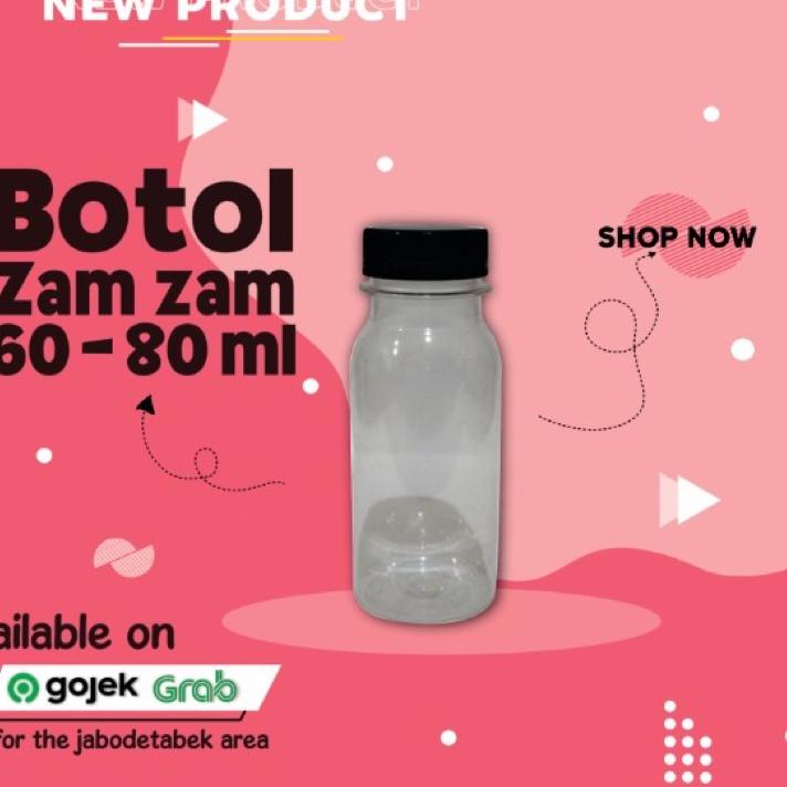 

☝ Botol zamzam 60-80ml short neck isi 100pcs termurah ✳