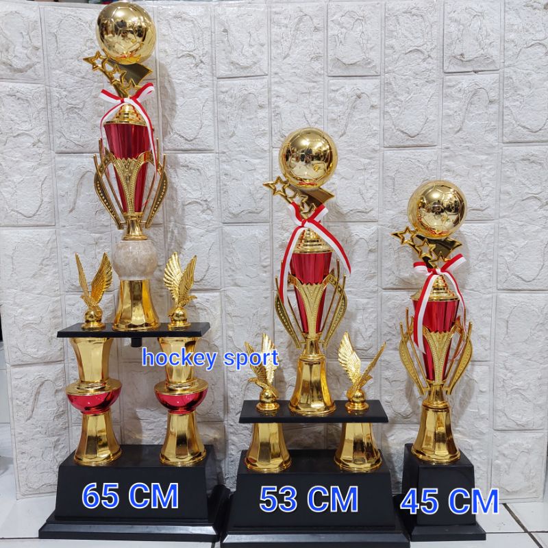 Trophy Piala Sepak Bola Futsal 2 Kaki dan 1 Kaki ( 1 PAKET )