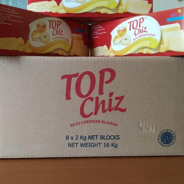 

ⅎ Keju Topchiz Cheddar 2kg Top Chiz ✤