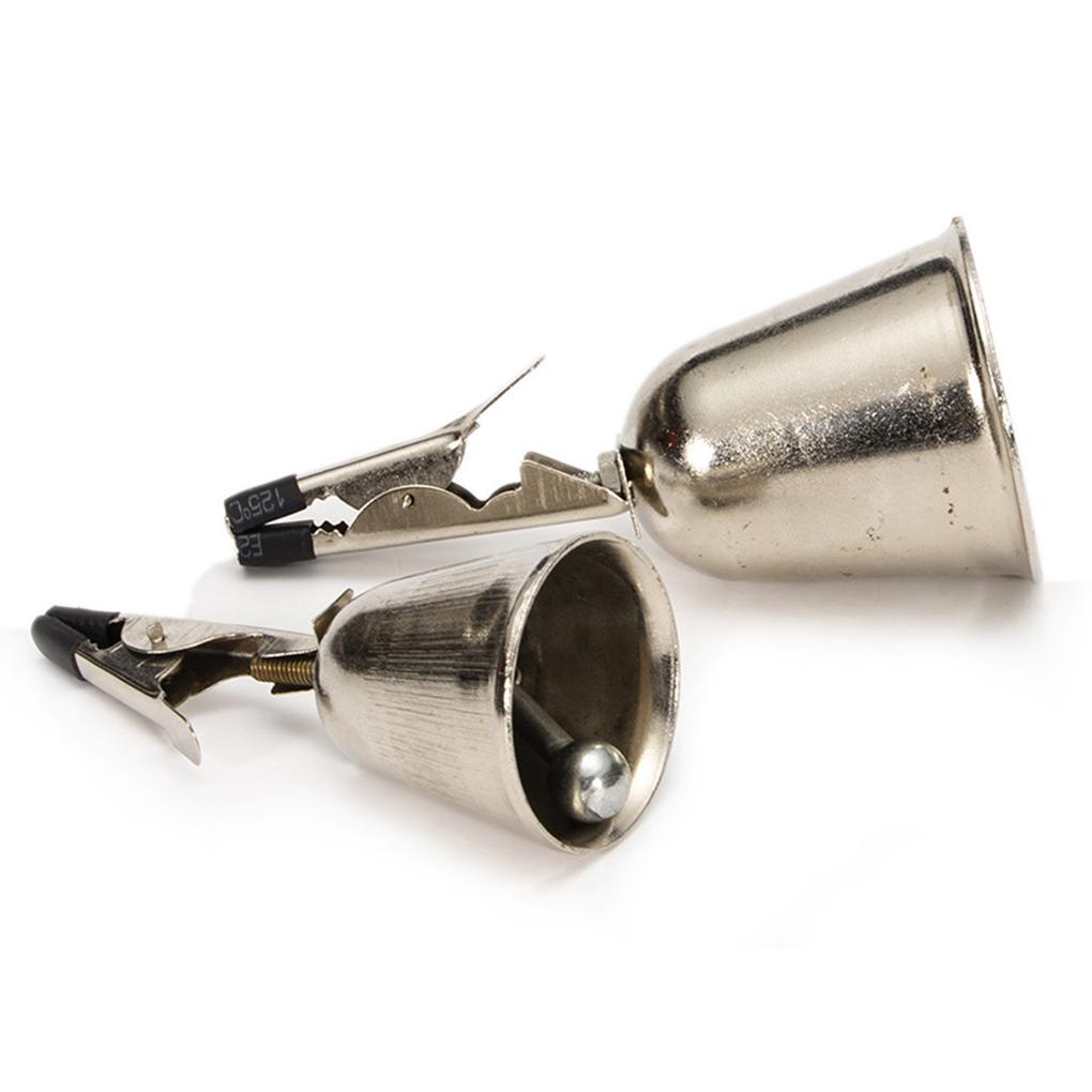 Huit 2Pcs Alarm Gigit Pancing Penjepit Penjepit Bell Biting Alarm Indikator Tackle Alat Pengganti Outdoor Universal