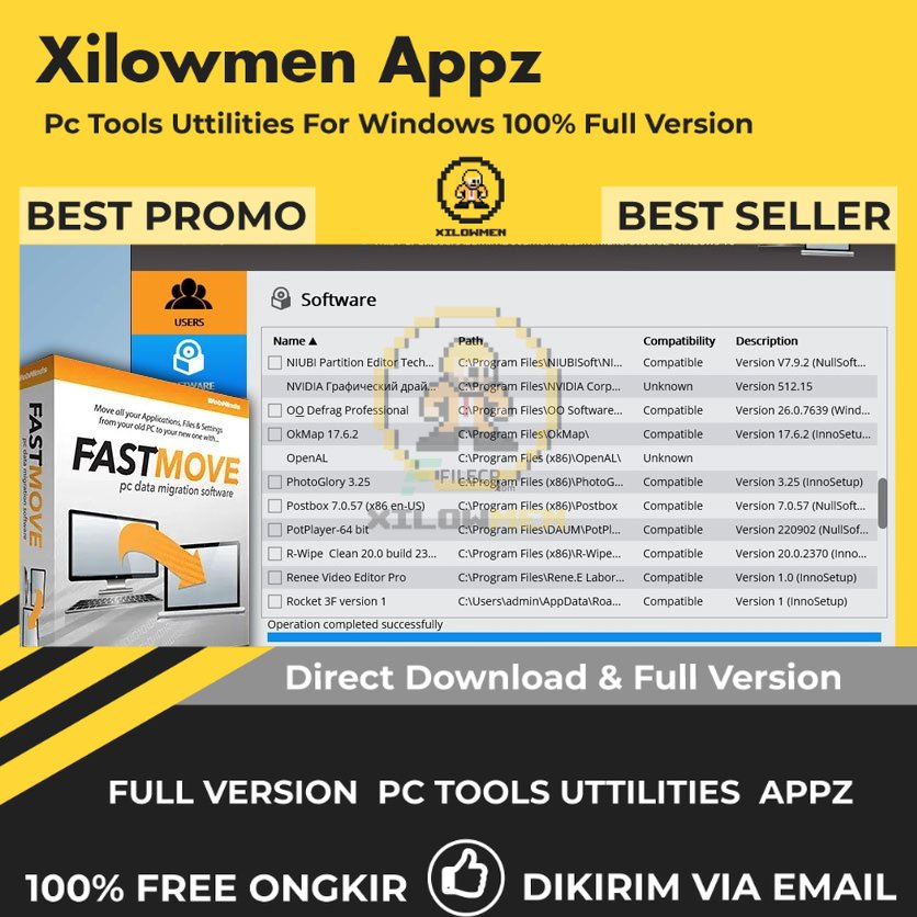 [Full Version] FastMove Pro PC Tools Software Utilities Lifetime Win OS