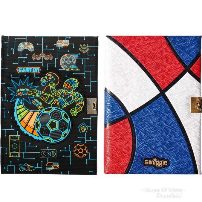 SMIGGLE LOCKABLE DIARY BOOK - DIARY KUNCI SMIGGLE