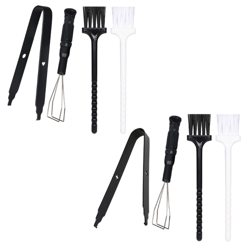 Btsg Keycap Switch Puller Stainless Steel Alat Pelepas Keycap+Sikat Pembersih Keyboard