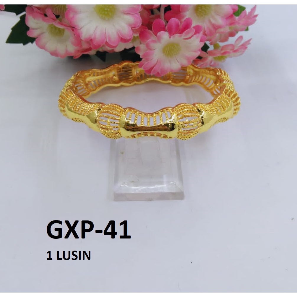 GELANG XP EMAS GOLD BULAT LONJONG TERMURAH / DUNIA GELANG TERBARU