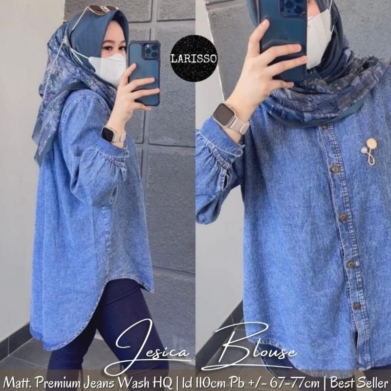 Jesica Blouse  Elmira Blouse by Larisso