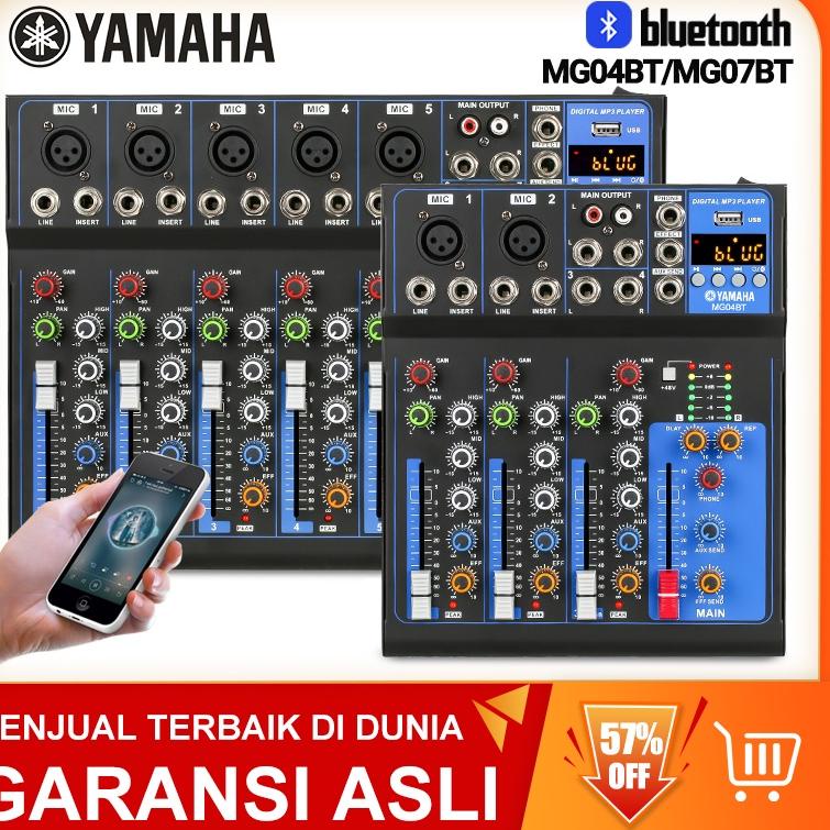 Terlaris.. AUDIO MIXER YAMAHA mixer profesional 4-channel/7-channel MG07BT/MG04BT mixer Penguat siny