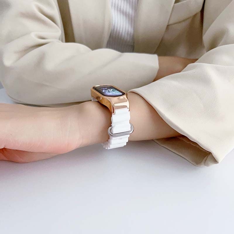 Tali strap Xiaomi Band Ocean Model Bergelombang Colorful Miband 3/4/5/6